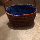 Panier osier vintage