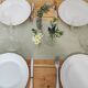 Table de ferme pieds kaki