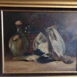 Tableau nature morte au faisan