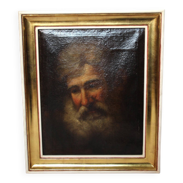18th century Old Man with Beard Portrait