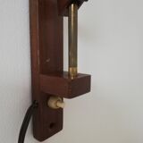 Scandinavian teak scissor lamp