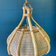 Suspension en cannage vintage