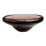 Ashtray decorative bowl designed by M. Klinger Železný Brod Sklo Czech 1960