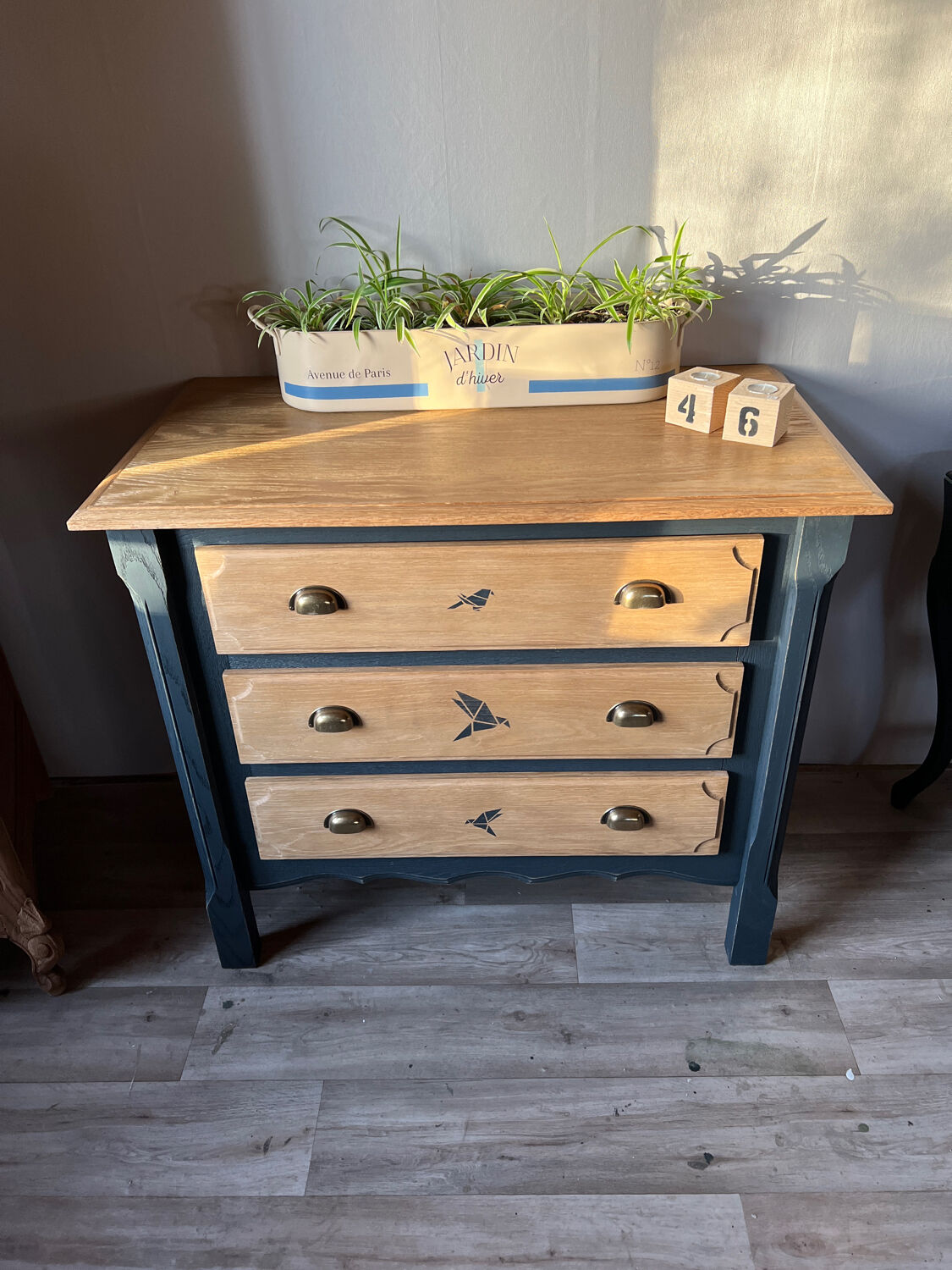 Restyled chest of drawers