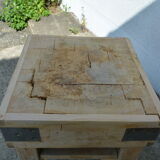 Old butcher block
