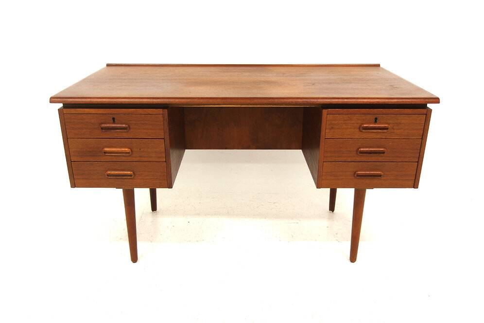 Scandinavian teak desk, Denmark, 1960
