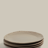 Blanca Glossy Grège L - Set of 4