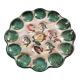 Tripod dish from the 60s for ceramic shellfish or crustaceans