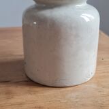 Stoneware mustard pot