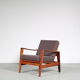 Arne Wahl Iversen lowback chair for Komfort, Denmark 1960