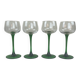 4 vintage glasses