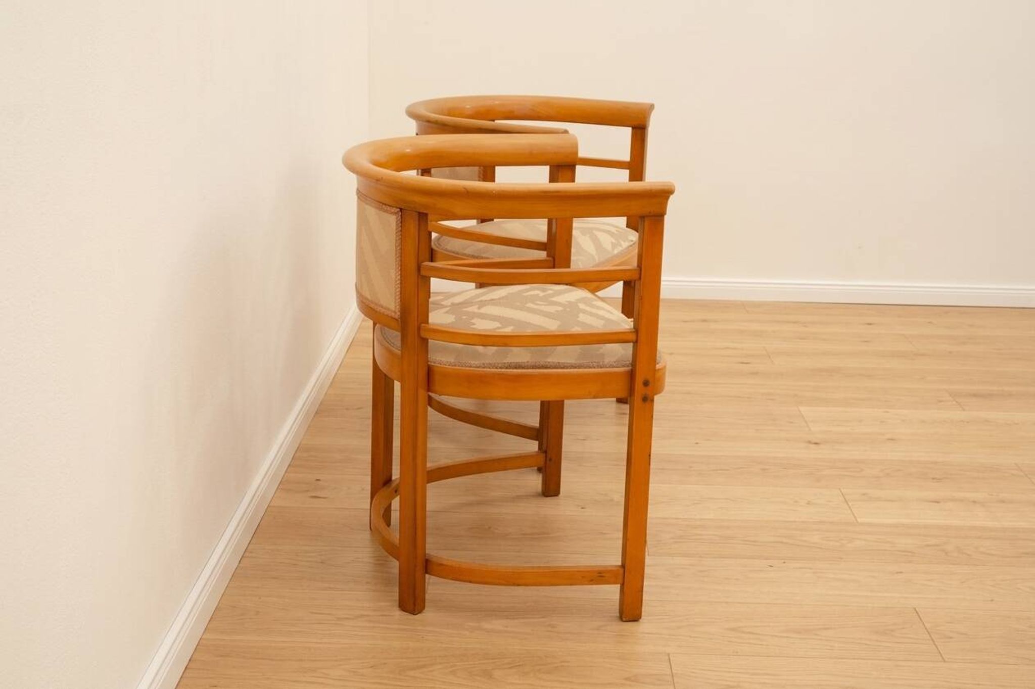 Bentwood armchairs Josef Hoffmann style wood 1920s Europe