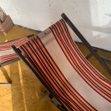 Pair of deck chairs