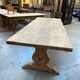 Table de style monastère en chêne massif