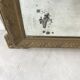 Large table mirror or trumeau gilded wood and stucco frame - late 19th or early 20th century