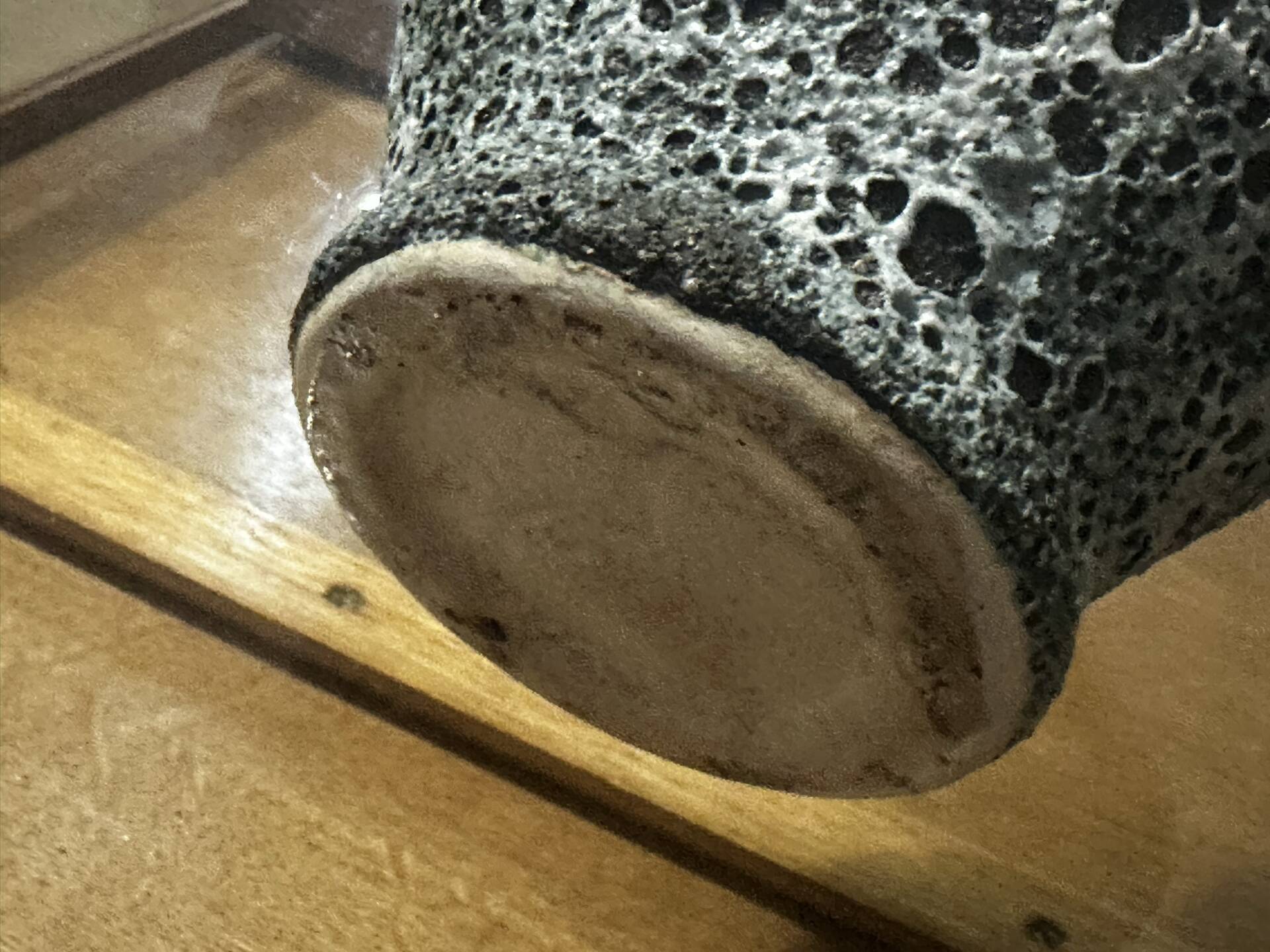 Mediterranean in glazed lava ceramic, France, 1970s.