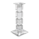 Post-modern crystal candlestick, Nachtmann House