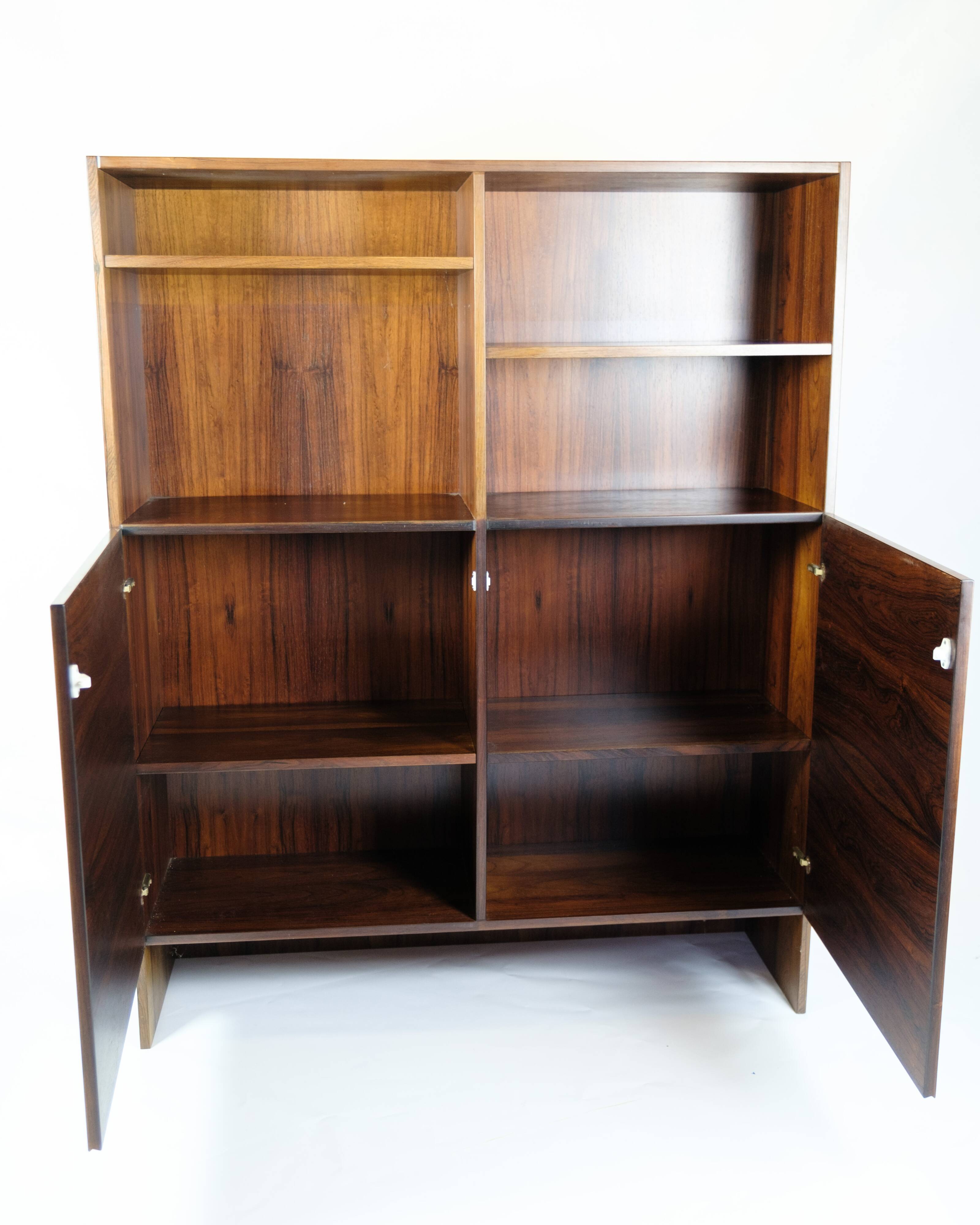 Bookcase Made In Rosewood From 1960s
