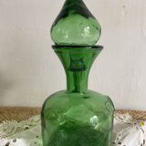 Carafe vintage en vert teinté