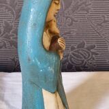 Virgin and Child in polychrome sandstone
