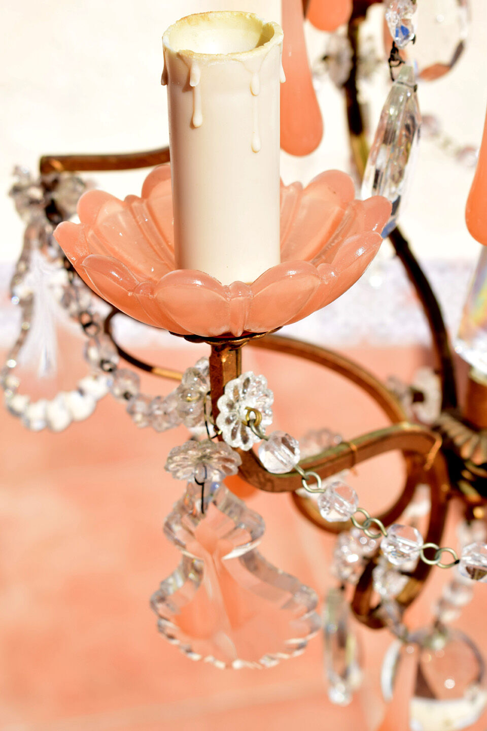 Grapefruit chandelier