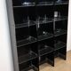 Vintage Space Age bookshelf in black and clear plexiglass – 1970