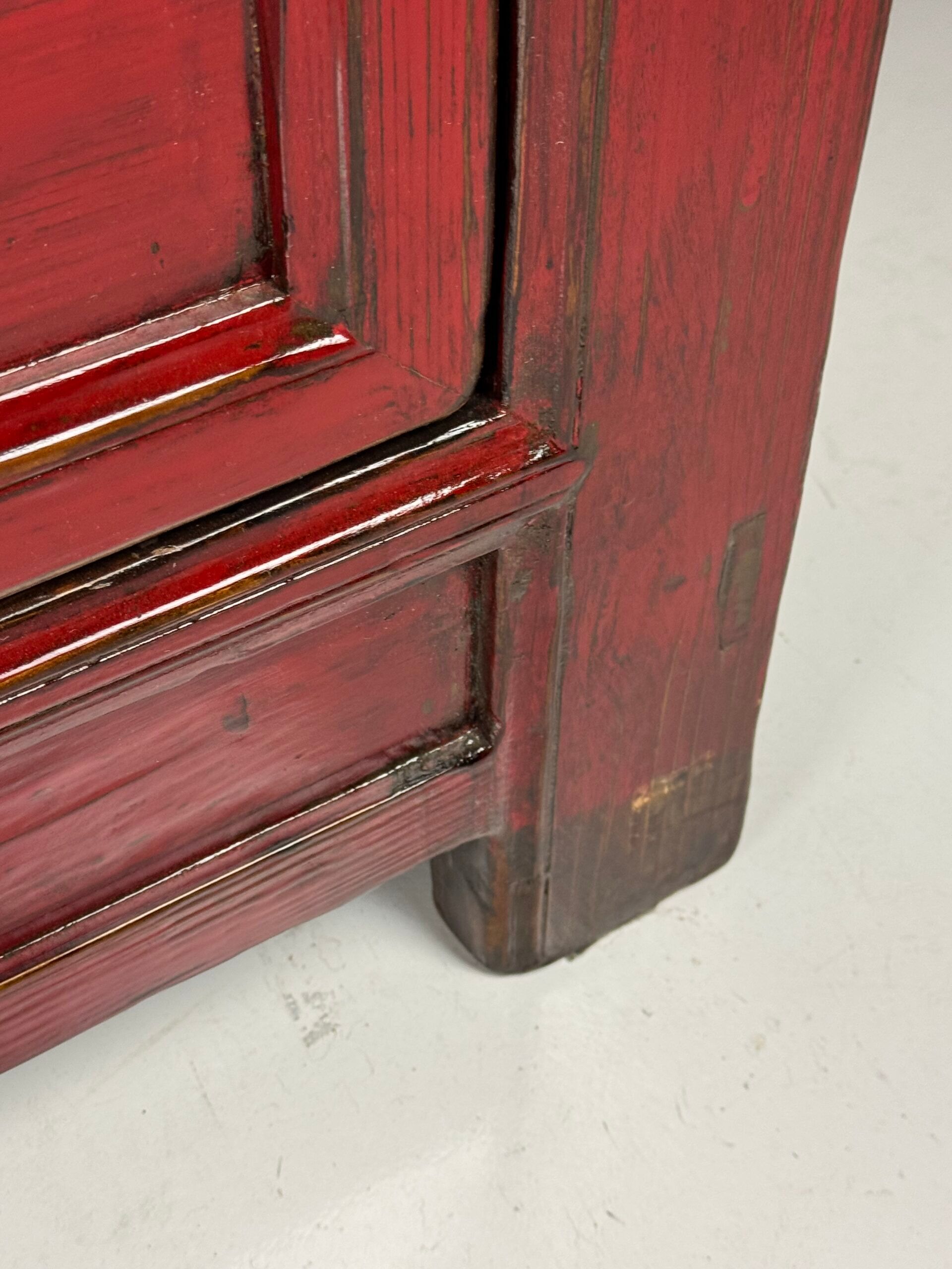 Chinese sideboard red