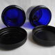 Old blue cream jars