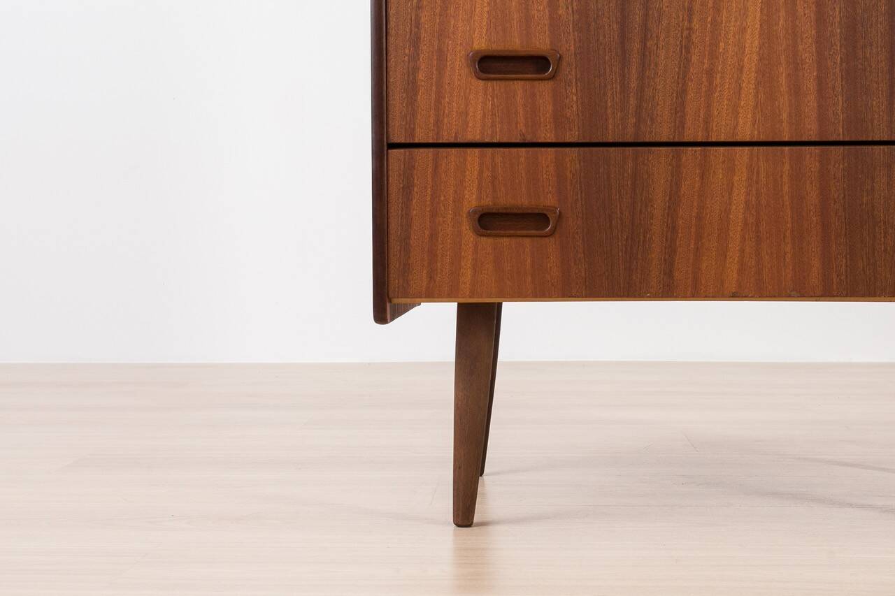 Commode en teck scandinave, années 1960