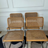 Set of 4 Cesca B32 chairs