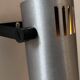 Pair of adjustable wall lights, brushed metal, France 1970