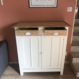 Parisian Buffet White and Wood