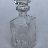 Chiseled crystal carafe