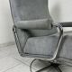 Vintage Gelderland swivel armchair with ottoman Jan des Bouvrie