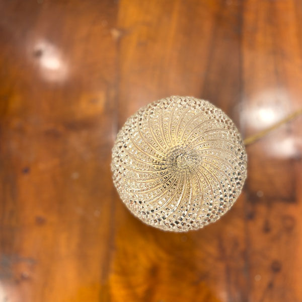 Pearl glass globe lamp