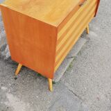 Vintage shoe cabinet compass feet