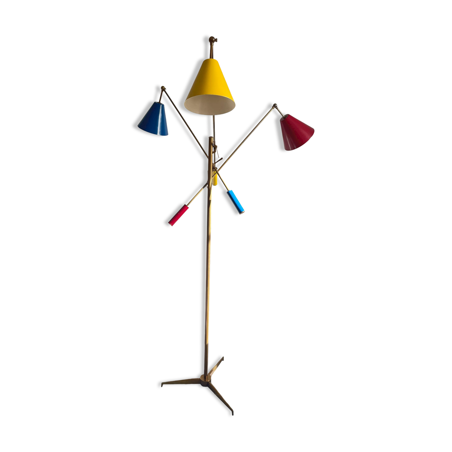 “Triennale” floor lamp by Angelo Lelii by Arredoluce