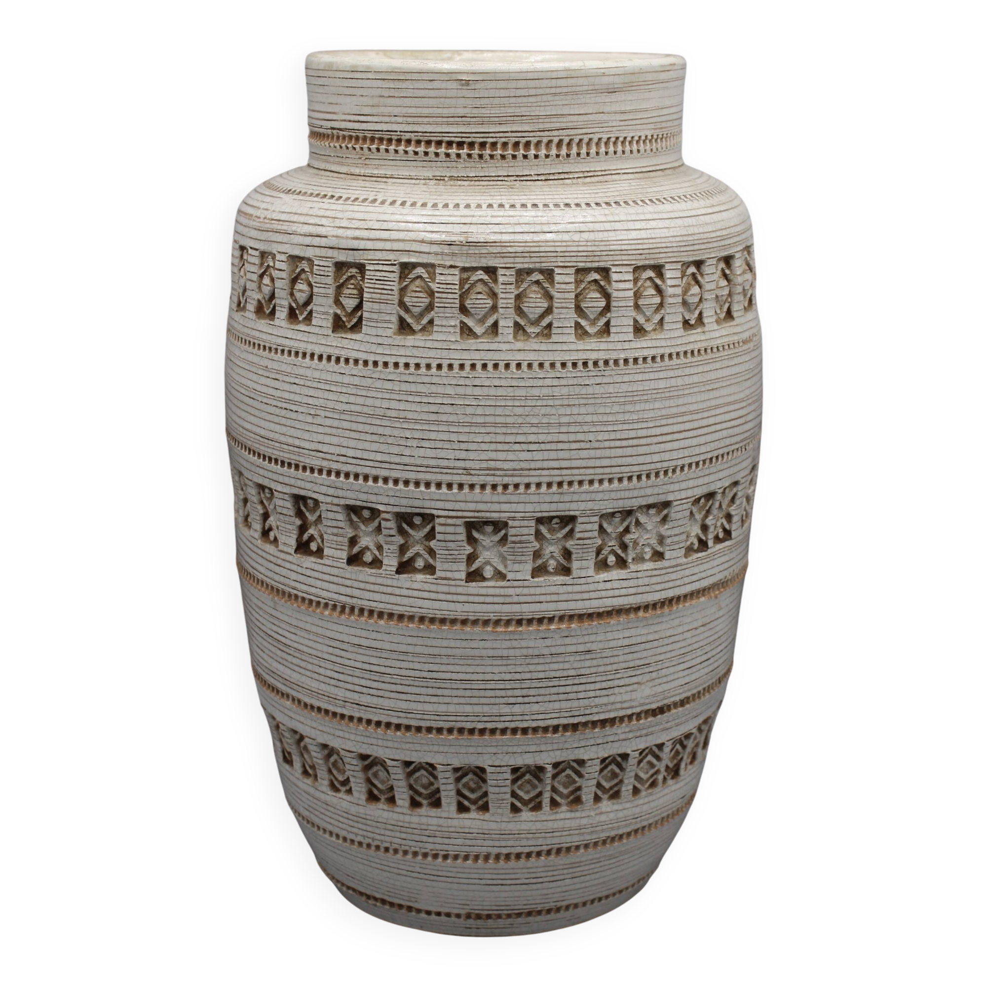 Vintage ceramic vase bitossi - aldo londi dlg jean besnard