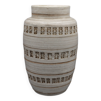 Vase vintage en ceramique bitossi - aldo londi dlg jean besnard