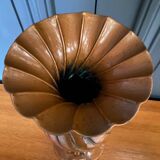 Copper vase in the style of Egidio Casagrande brassware foot shower