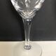 Ensemble de six verres à eau en cristal de Lorraine taillé