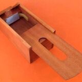 Dealer shoe distributor for playing cards Mahogany wood