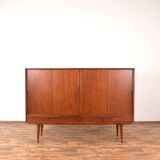Buffet haut Mid-Century en Teck Modèle 13 par Gunni Omann pour Omann Jun, 1960s
