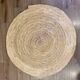 Tapis Rond Naturel Tressé