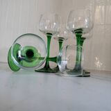Set of wine glasses
