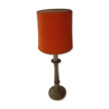 Old candlelight in bronze