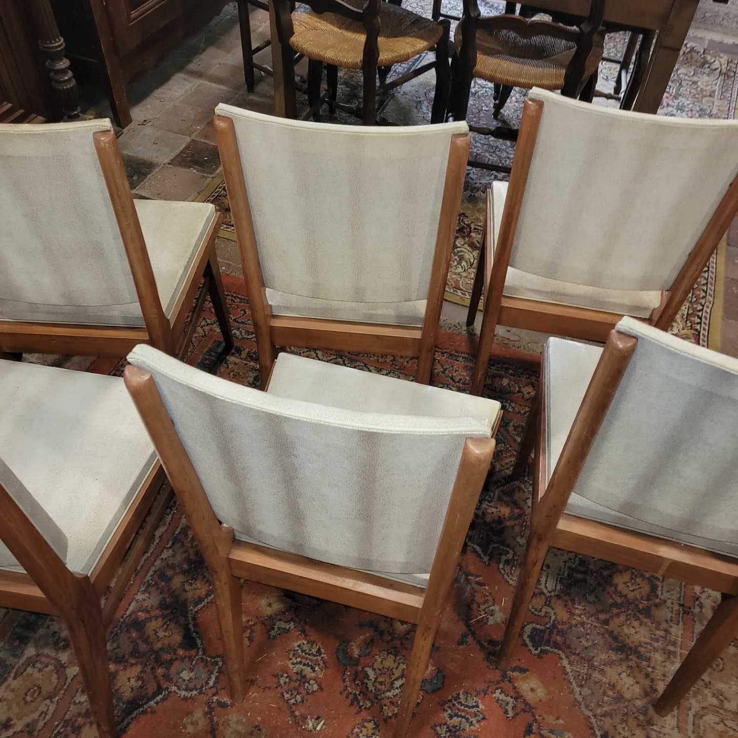 6 Scandinavian chairs