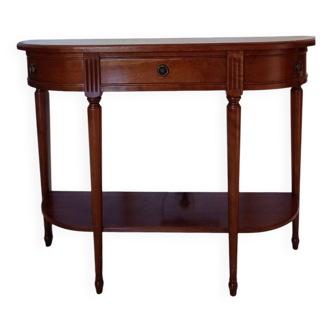 Cherry wood console