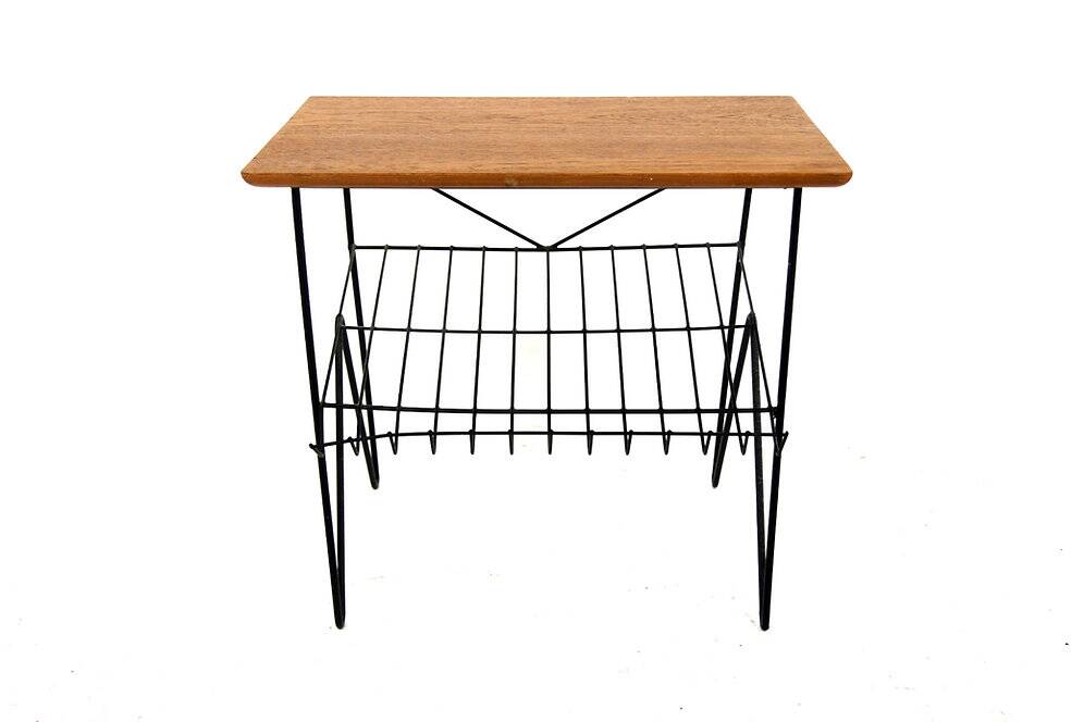 "Stringbord" teak side table, Sweden, 1950