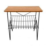 "Stringbord" teak side table, Sweden, 1950